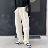 QDBAR Loose Woolen Casual Pants