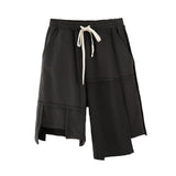 QDBAR Irregular Panel Shorts