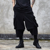 QDBAR Large Pocket Stitching Casual Pants