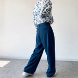 QDBAR Retro Straight-leg Trousers