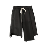 QDBAR Irregular Panel Shorts