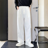 QDBAR Elastic Waist Loose Casual Pants