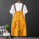 QDBAR Retro Casual Overalls