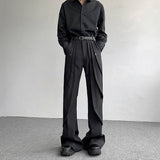 QDBAR Hand-split Deconstructed Flared Trousers