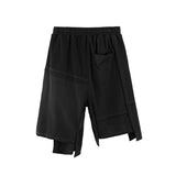 QDBAR Irregular Panel Shorts