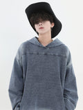 QDBAR [Insstudios] Loose Denim Hoodie Na1632