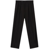 QDBAR Irregular Diagonal Drape Suit Pants