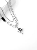 QDBAR Jackson Wang Same Style Asterism Men Twin Necklace