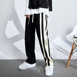 QDBAR Retro Striped Slacks