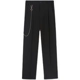 QDBAR Straight-leg Loose-fitting Slacks