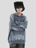 QDBAR [Insstudios] Loose Denim Hoodie Na1632