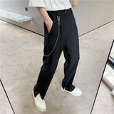 QDBAR Straight-leg Loose-fitting Slacks