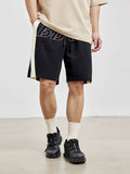 QDBAR Print Male Minimalist Fashion Color Contrast Basketball Shorts