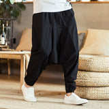 QDBAR Loose Crotch Casual Baggy Pants