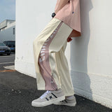 QDBAR Cropped Drape Ins Hong Kong Style Japanese Style Casual Pants