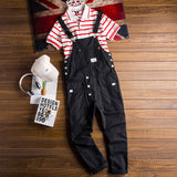 QDBAR Vintage Casual Multi-Pocket Jumpsuits