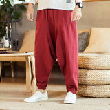 QDBAR Loose Crotch Casual Baggy Pants