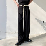 QDBAR Simple Drawstring Pants