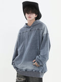 QDBAR [Insstudios] Loose Denim Hoodie Na1632