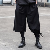 QDBAR Asymmetrical loose-fitting Slacks