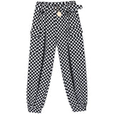 QDBAR Checkerboard Woolen Trousers