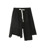 QDBAR Irregular Panel Shorts