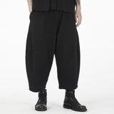 QDBAR loose Panel Cropped Trousers