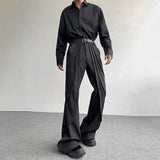 QDBAR Hand-split Deconstructed Flared Trousers