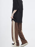 QDBAR Striped Casual Pants Na580