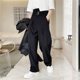 QDBAR Irregular High Waist Slacks