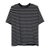 QDBAR 4445 Striped Half Sleeve Shirt