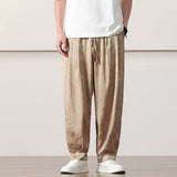 QDBAR Loose Bloomers Straight Casual Trousers