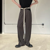 QDBAR Simple Drawstring Pants