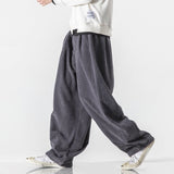 QDBAR Retro Corduroy Straight Leg Pants