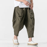 QDBAR Retro Loose Big Pocket Oversized Pants