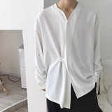 QDBAR Lazy Drape Solid Shirt