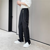 QDBAR Straight-leg Loose-fitting Slacks