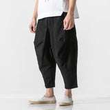 QDBAR Retro Loose Big Pocket Oversized Pants