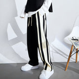 QDBAR Retro Striped Slacks