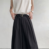 QDBAR Summer Thin Belt Wide Leg Pants