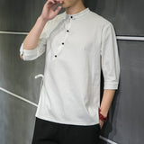 QDBAR Slim Fit Mid Sleeve Top