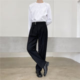 QDBAR Wide Leg Studded Trousers