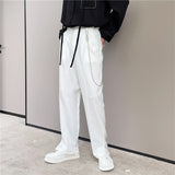 QDBAR Straight-leg Loose-fitting Slacks