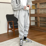 QDBAR 4091 Gray Zip-Up Hoodie & Sweatpants (Top & Bottom)