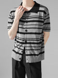 QDBAR [Hoho] Striped T-Shirt Na1346