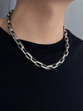 QDBAR INS Industrial Style Cuban Men's Street Titanium Steel Necklace