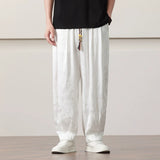 QDBAR Loose Bloomers Straight Casual Trousers