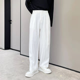 QDBAR Elastic Waist Loose Casual Pants