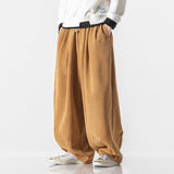 QDBAR Retro Corduroy Straight Leg Pants