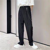 QDBAR Straight-leg Loose-fitting Slacks